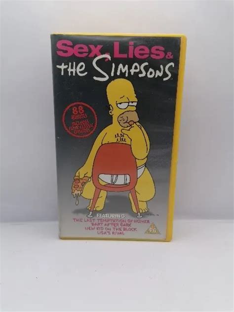 the simpsons sex lies and the simpsons animated vhs sur 1998 6 28 picclick