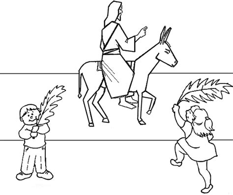If your kids enjoyed this palm sunday colouring sheet, then have a look at some more resources to use during holy week and easter. Palm Sunday Coloring Pages - Best Coloring Pages For Kids