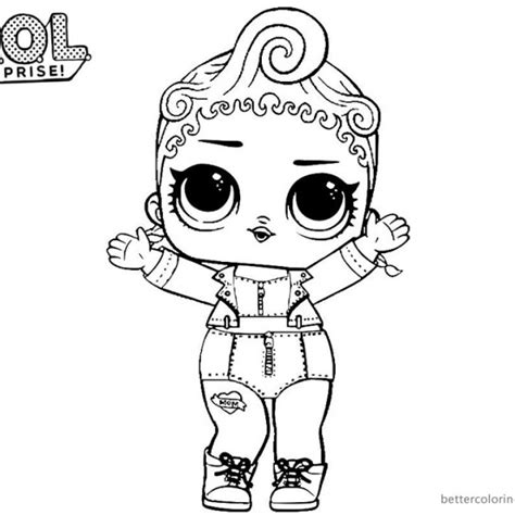 Treasure From Lol Surprise Doll Coloring Pages Free Printable