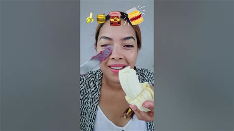 The Best Partner Of Banana Is🐵🐵eating Challenge Youtube