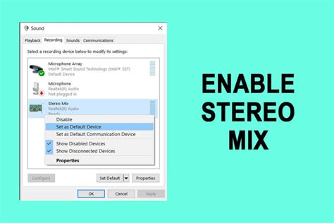 How To Enable Stereo Mix On Windows 10 Techcult