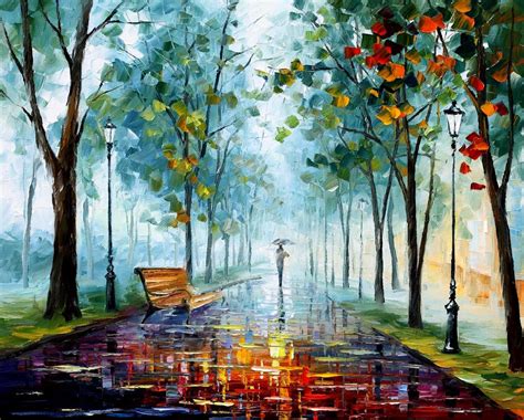 Rain Landscape Painting At Explore Collection Of