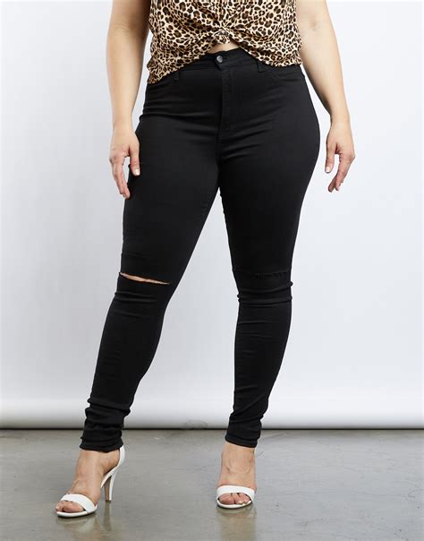 Plus Size Arie High Rise Skinny Jeans Best Plus Size Jeans 2020ave