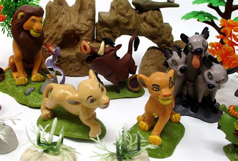 Lion King Play Set Featuring Random Lion King Figures And Accessories May Include Simba Scar