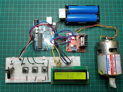 Dc Motor Speed Controller Arduino Project Hub