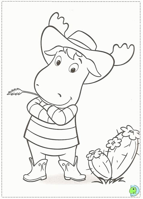 The Backyardigans Coloring Page Wecoloringpage Coloring Pages For