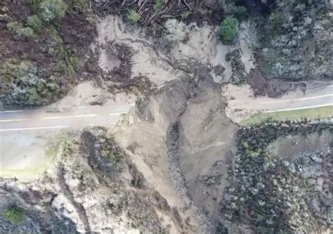 Mudslide Damage Near Big Sur Is Mind Blowing Video