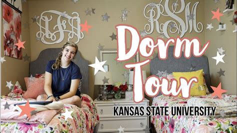 College Freshman Dorm Tour 2019 Kansas State University Youtube