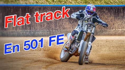 Flat Track En 501 Fe Husqvarna A Mâcon Dirt Track