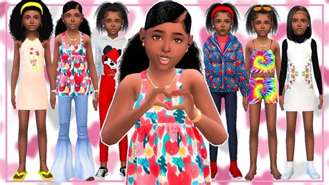 Whitney Lewis Urban Child Lookbook Cc Folder The Sims 4 Youtube