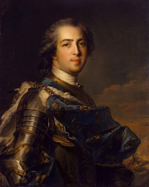 Portrait Of Louis Xv Of France Painting Nattier Jean Marc Oil