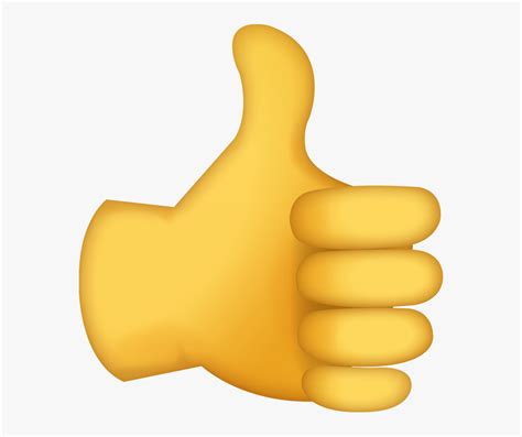Transparent Thumbs Up Emoji Hd Png Download Transparent Png Image