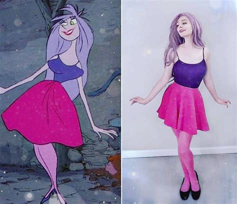 Mad Madame Mim Side By Side Credi Disney Villain Costumes Cosplay