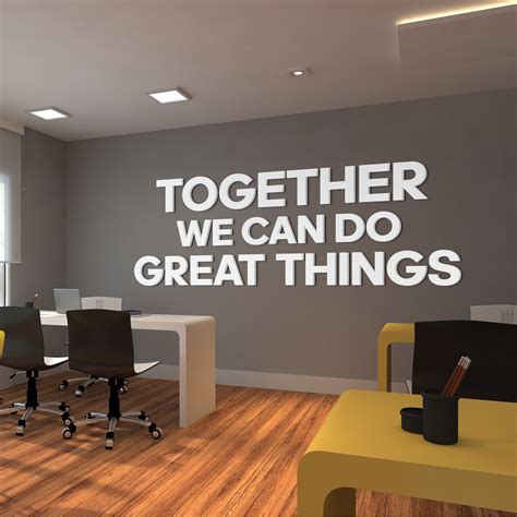 Together 3d Office Wall Decor