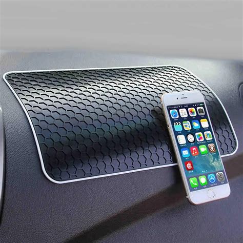 Car Dashboard Honeycomb Anti Slip Silicone Sticky Pad Mat Phone Gps