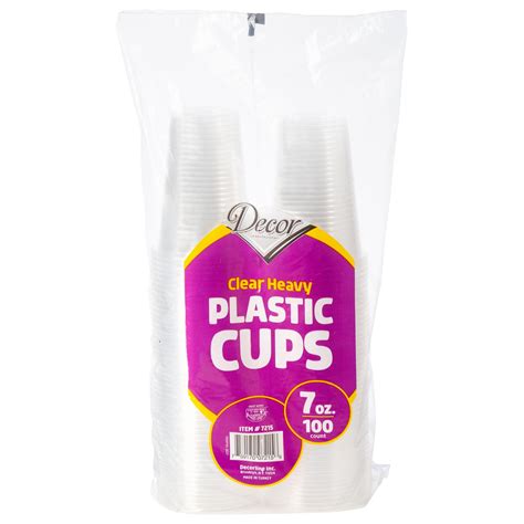 7 Oz Clear Plastic Disposable Cups Posh Setting