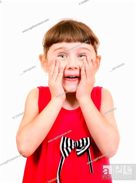 Surprised Little Girl Stock Photo Picture And Royalty Free Image Pic