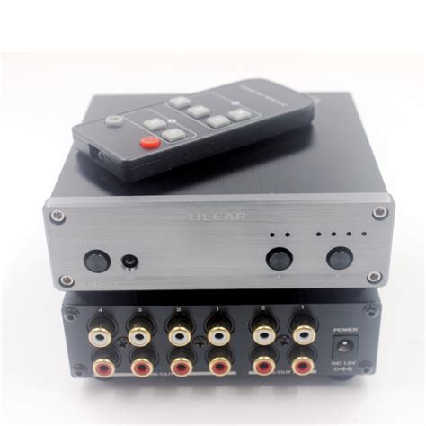 A2 Hifi Lossless 2 Input 4 Output Rca Audio Distributor Signal Selector