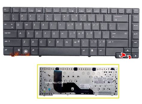 ssea teclado us para portátil hp compaq probook 6450b 6455b 6440b 6445b nuevo keyboard for hp