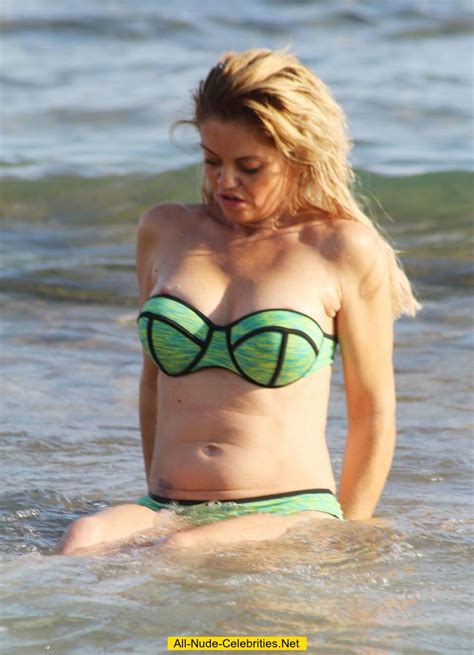 Danniella Westbrook Topless On A Beach In Spain