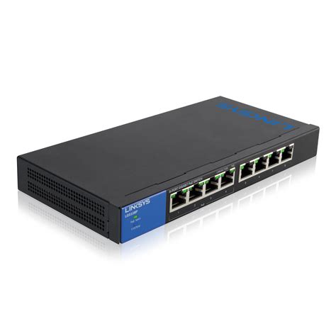 Linksys Lgs108p 8 Port Unmanaged Poe Switch Lgs108p Bandh Photo