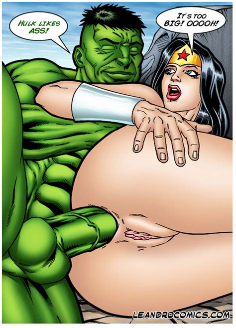 Superhero Crossover Sex 18 Hulk Vs Wonder Woman