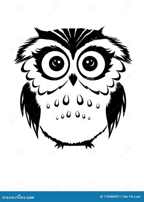 Cute Owl Vector Stock Vector Illustration Of Cute 179988997
