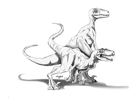 912x876 jurassic world baryonyx sketch by tyrannoninja. Velociraptor Coloring Page - Coloring Home