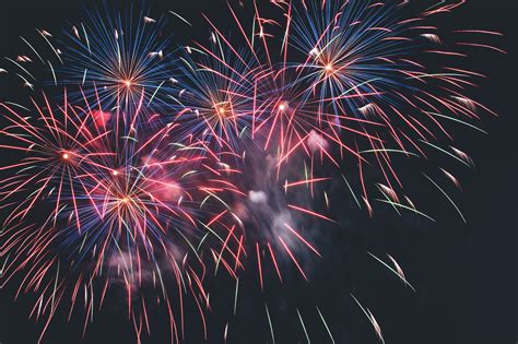 Fireworks At Night Royalty Free Stock Photo