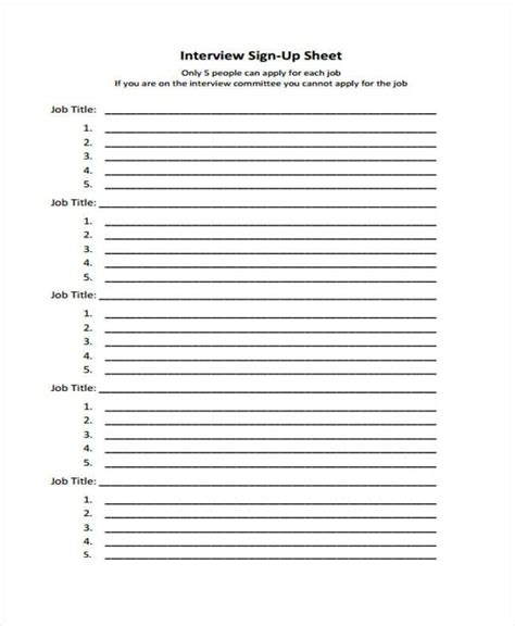 interview sheet template 10 free pdf word format download