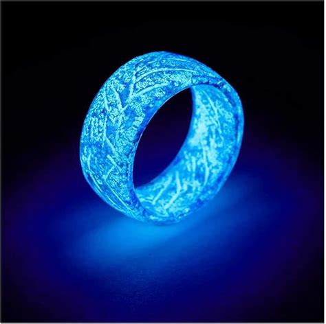 Venus Orb Ring For Men Women Luminous Glow Rings Glow In The Dark Ring Cool Resin
