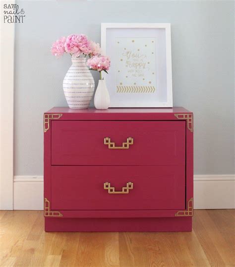 Vintage Asian Inspired Night Stands Saw Nail And Paint Furniture