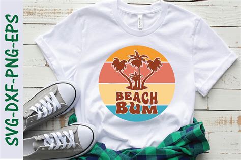 Beach Bum Svg Retro Summer Design Graphic By Svg Design Hub · Creative
