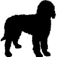 Come check out our comprehensive list of. Goldendoodle-S3V1.png 200×200 pixels | Goldendoodle, Dog silhouette, Labradoodle art