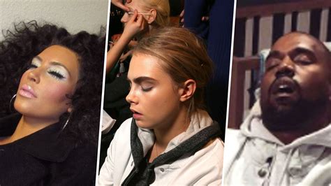 Celebrities Sleeping Photos Times Celebs Fell Asleep In Public Places Marie Claire