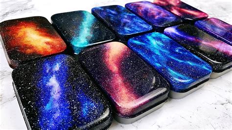 Painting Galaxy Palettes 1 Year Of Travel Palettes Youtube