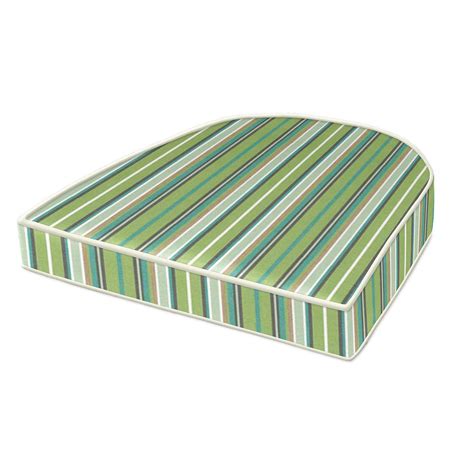 Sunbrella® outdoor cushions & pillows allow for an easy change of design while adding an element of comfort. Cushion Source 18 x 16 in. Striped Rounded Back Sunbrella ...
