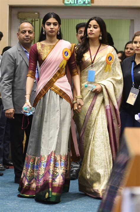 Her mother was never happy with jhanvi's decision to join bollywood, instead, she wanted jhanvi to get married and settle down. Janhvi Kapoor looks exactly like Sridevi in her saree ...