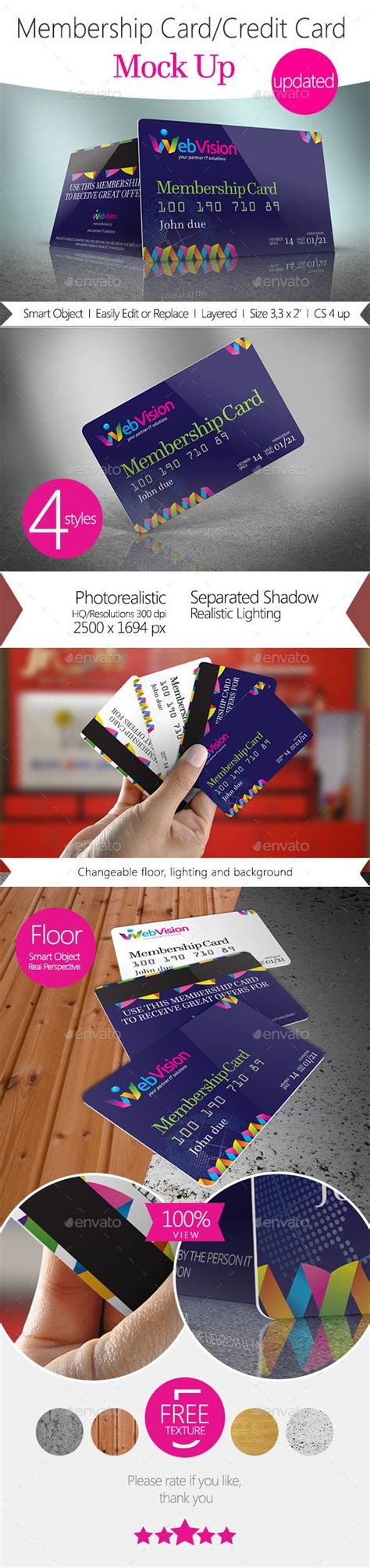 The best free psd business card mockups we've found from the amazing sources. Membership Card/Credit Card Mock Up | Credit card icon ...