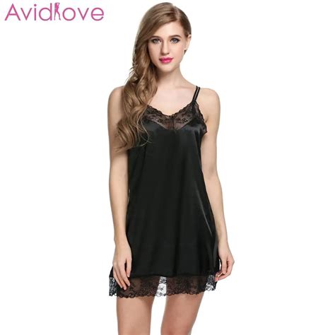 Buy Avidlove Sexy Lingerie Nightwear Plus Size Nightdress Women Sheer Scalloped