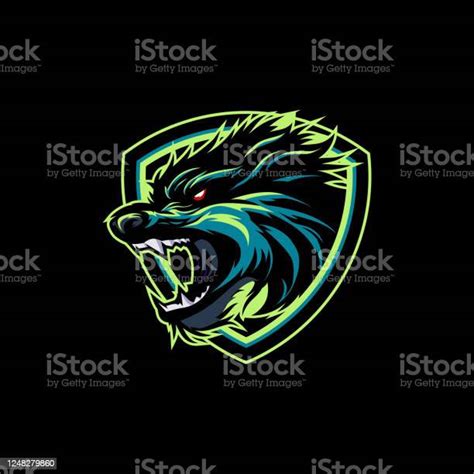 Angry Wolf Sport Mascot Logo Stock Illustration Download Image Now