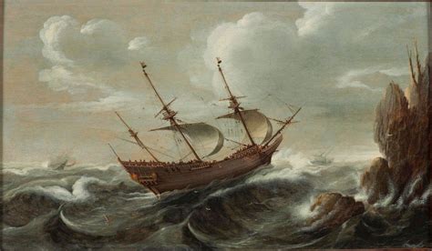 Cornelis Verbeeck A Ship In Stormy Seas 1625 Collection