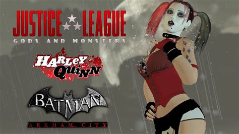Skin Batman Arkham City Gods And Monsters Harley Quinn Youtube