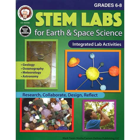 Carson Dellosa Stem Labs For Earth And Space Science Resource Book
