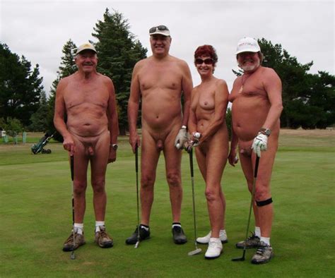 Nude On Golf Course Cumception
