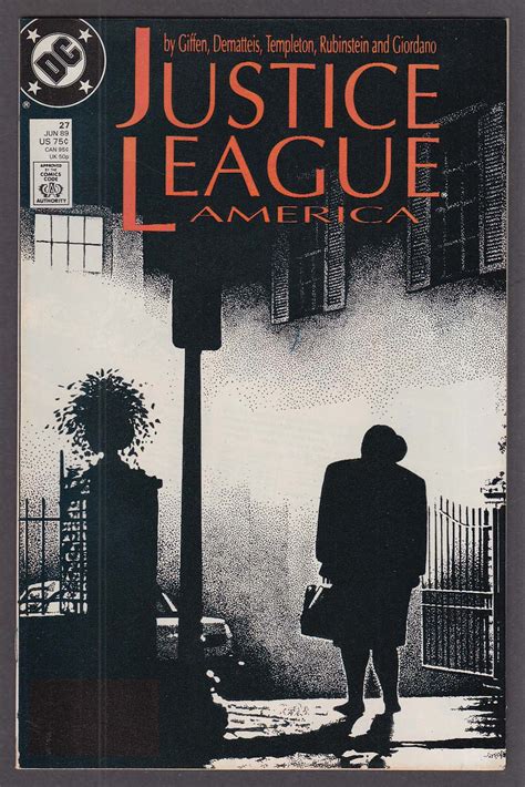 Justice League America 27 Dc Comic Book 6 1989