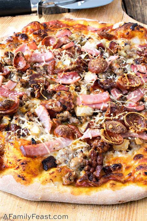 Meat Lovers Pizza A Family Feast
