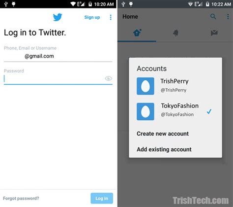 How To Add Multiple Twitter Accounts In The Twitter App In Android