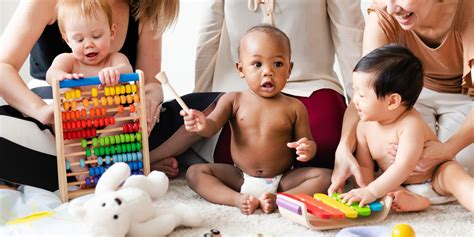 Diverse Group Of Babies Playing Early Learning Nation