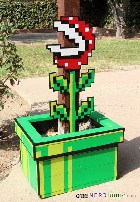 Theres A Super Mario Bros Piranha Plant In Our Backyard Our Nerd Home